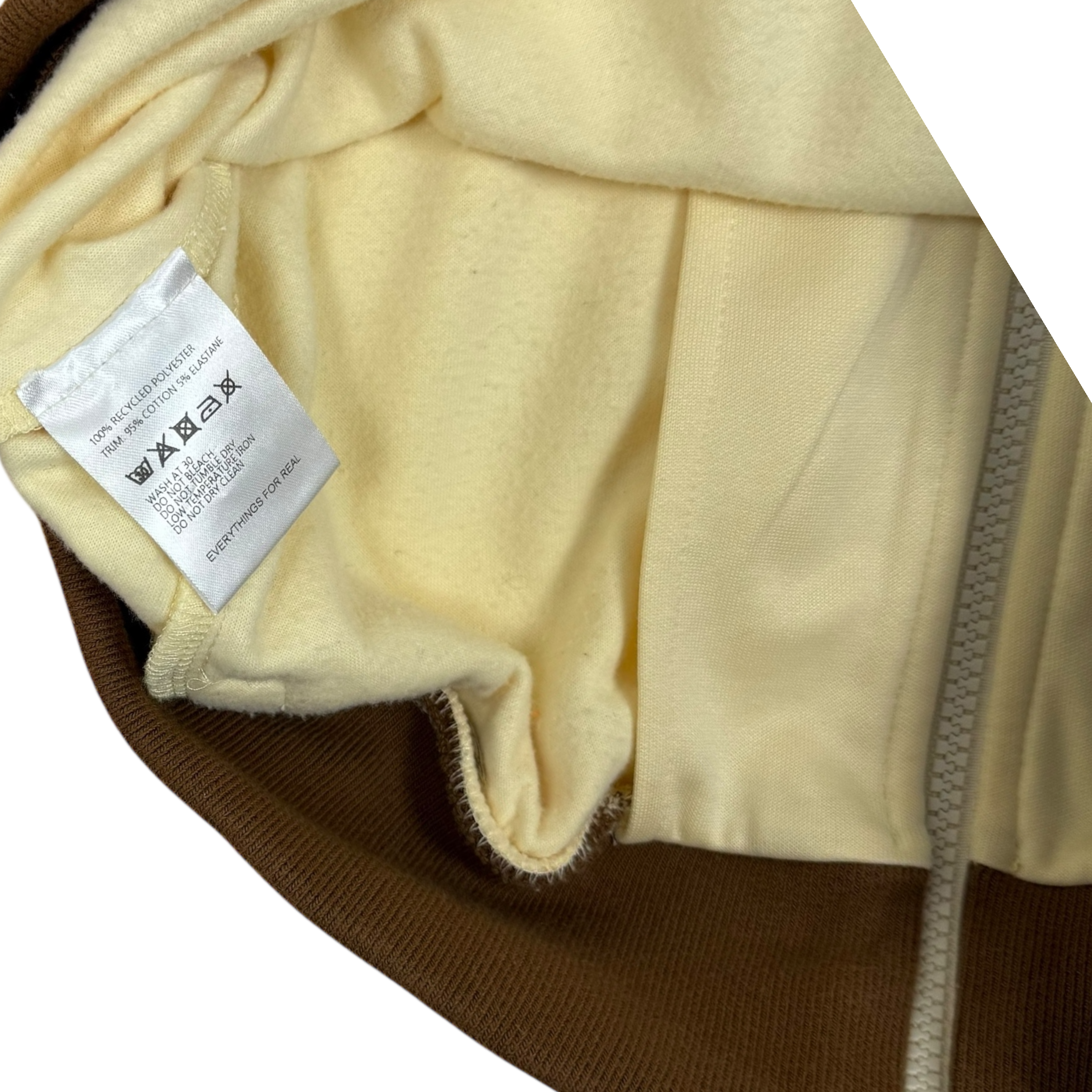 Wales Bonner Percussion Track Jacket Cream/Orange (Fits S-M)