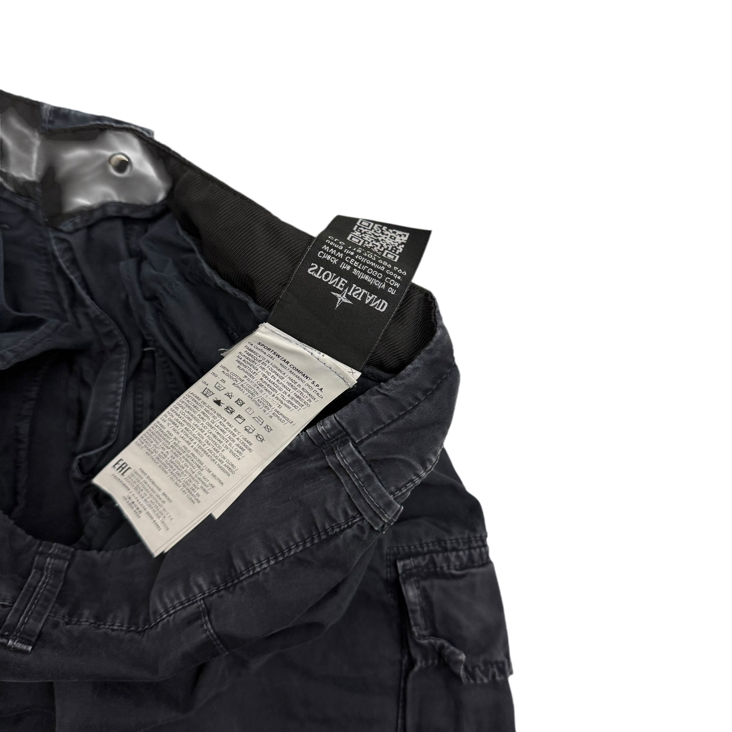Stone Island Type SL Cargo Pants
Navy (Size 30”)