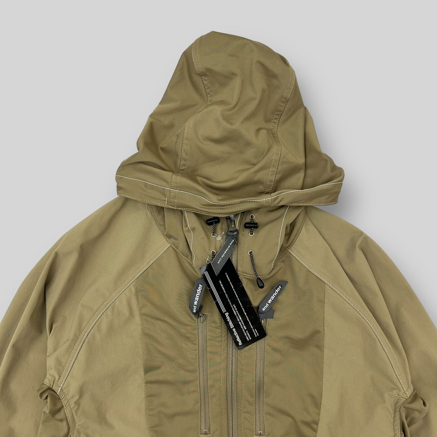 And Wander Trek 2 Jacket Beige(Fits M/L)