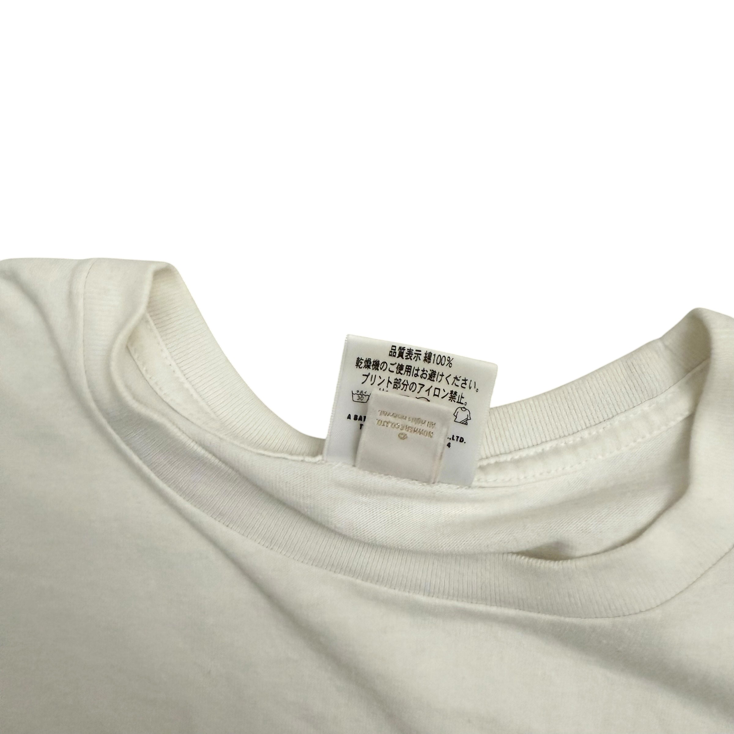 BAPE (A Bathing Ape) Camo Ape T-Shirt White (Size S)