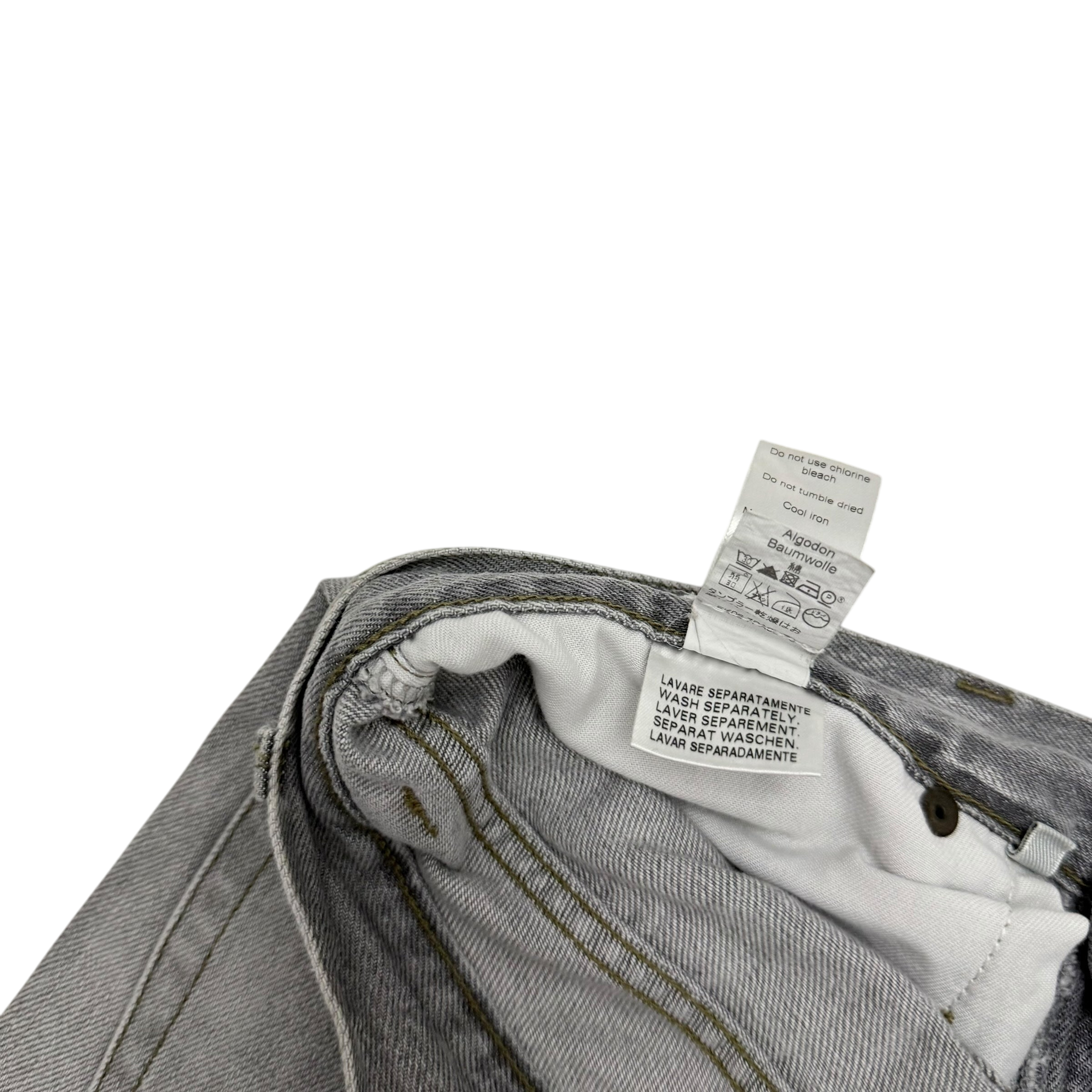 Kenzo Paris Easy Cut Patchwork Washed Jeans (Size 34”)