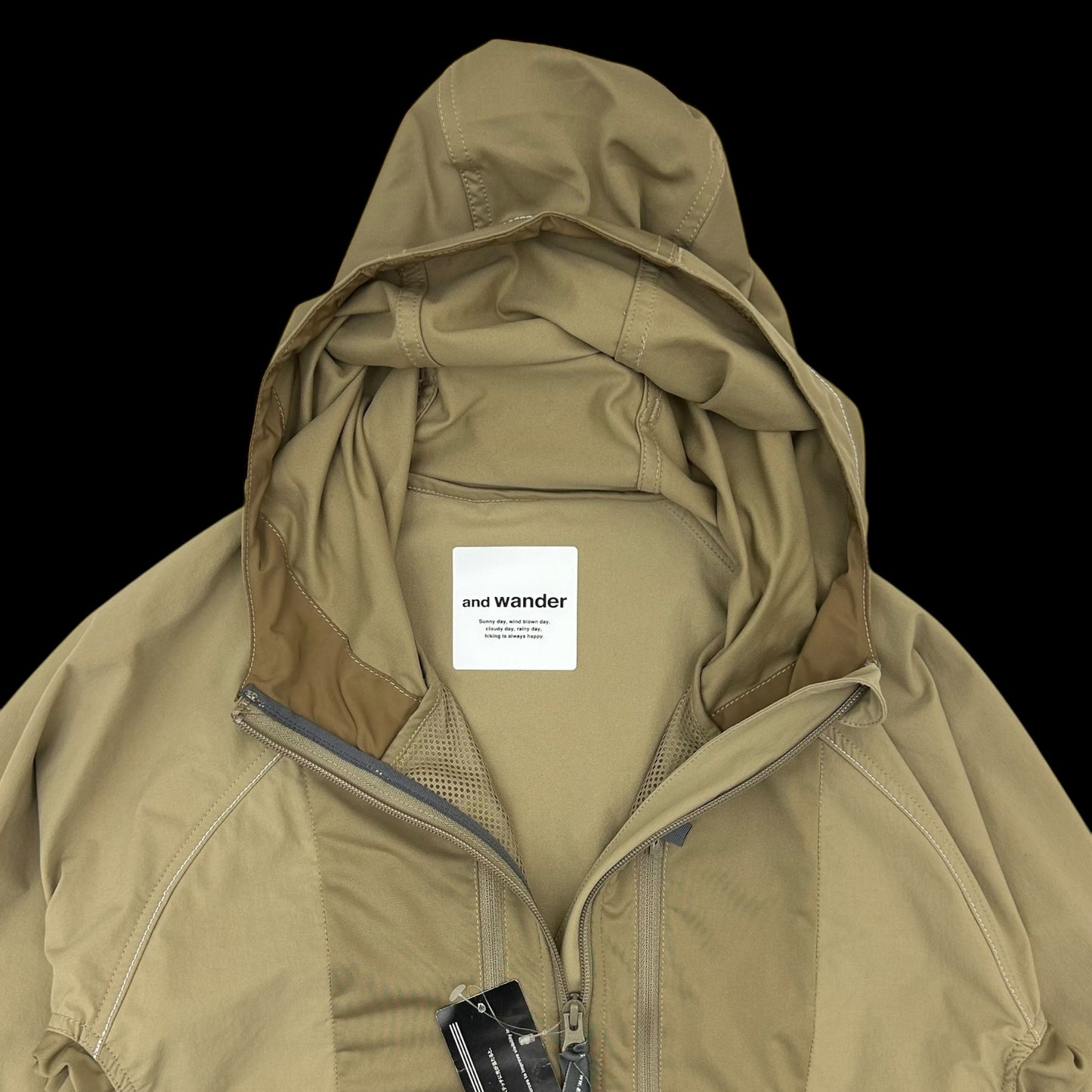 And Wander Trek 2 Jacket Beige(Fits M/L)