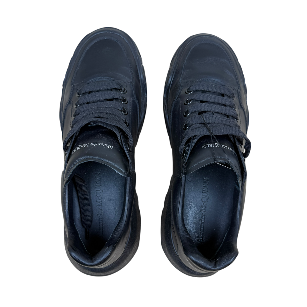 Alexander McQueen Court Leather Sneakers Black (US9/EU42)
