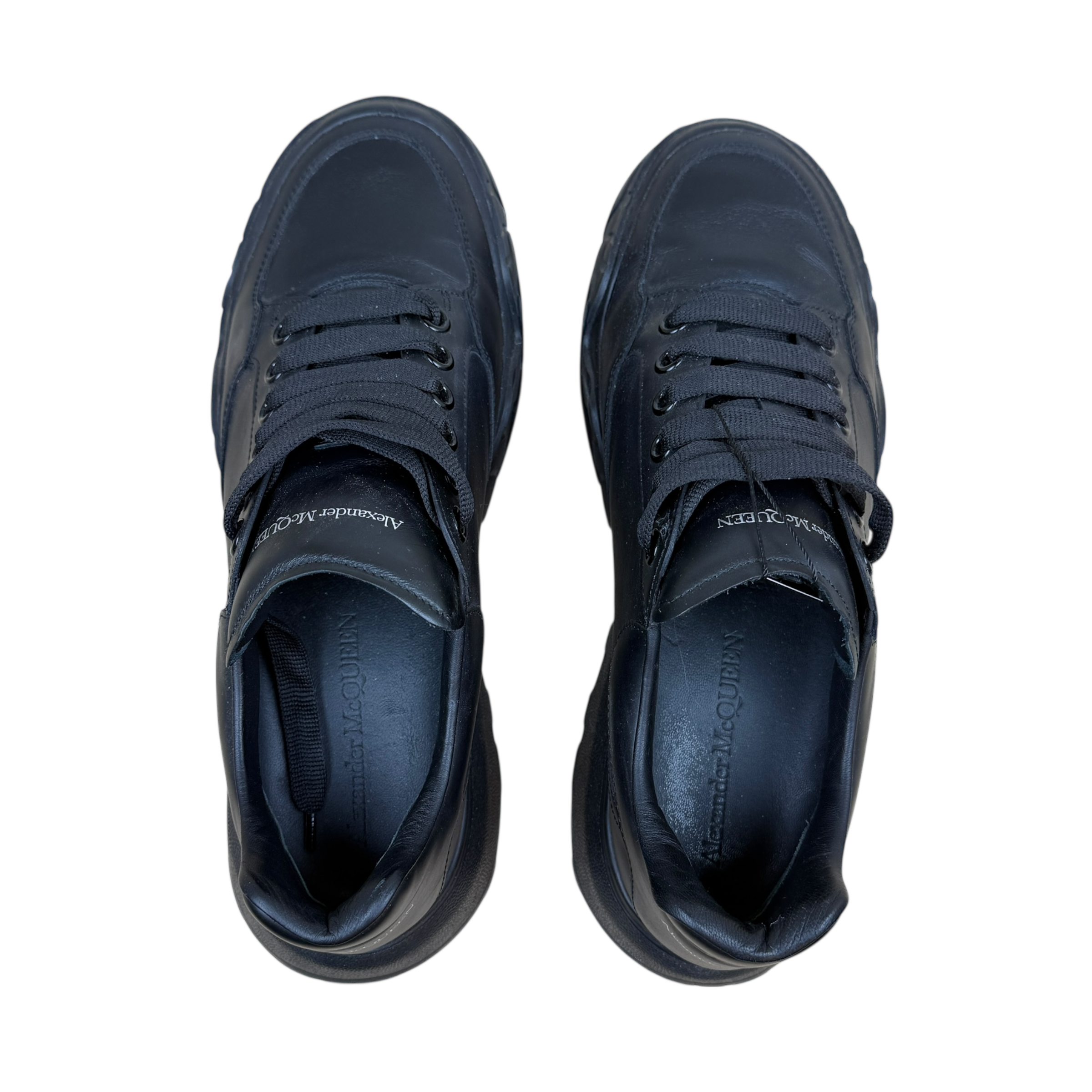 Alexander McQueen Court Leather Sneakers Black (US9/EU42)