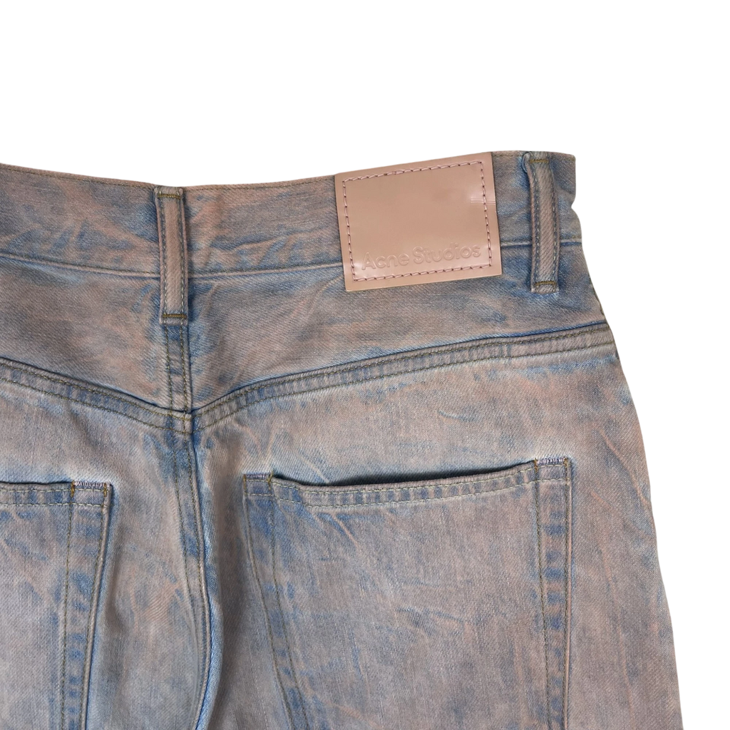 Acne Studios FW23 Wide-Leg Jeans Blue/Pink (Size 27”)