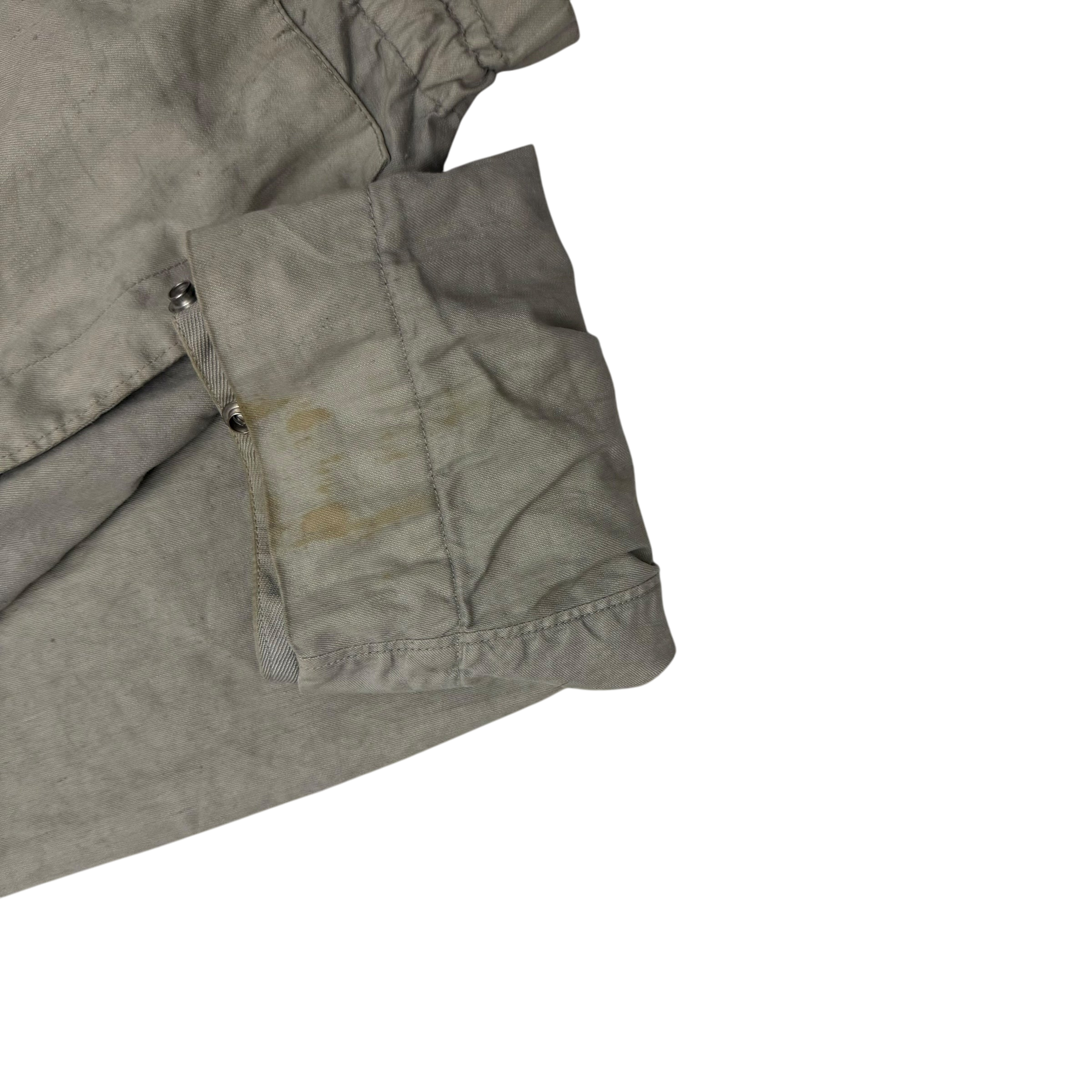 Stone Island SS 2004 Lino Flax Jacket Light Grey (Size M)