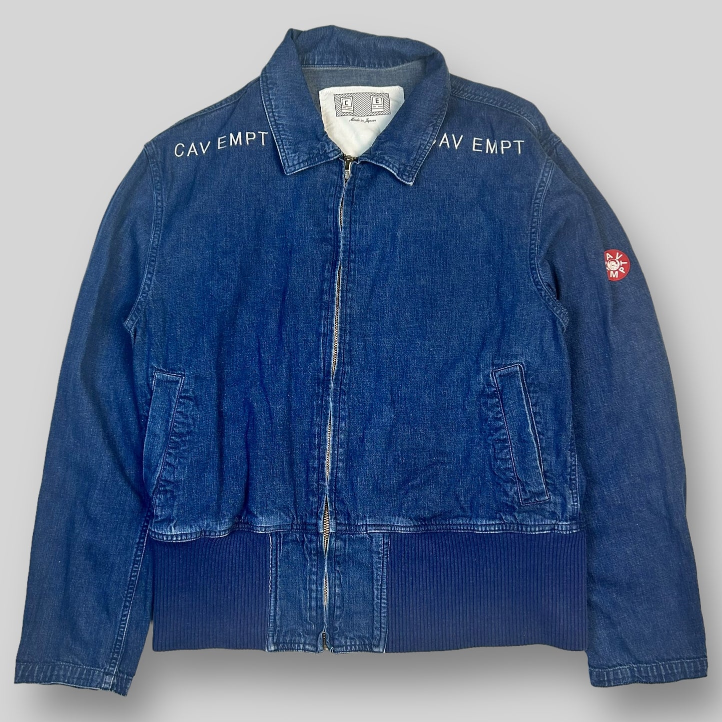 Cav Empt Denim Zip Up Jacket (Size M)