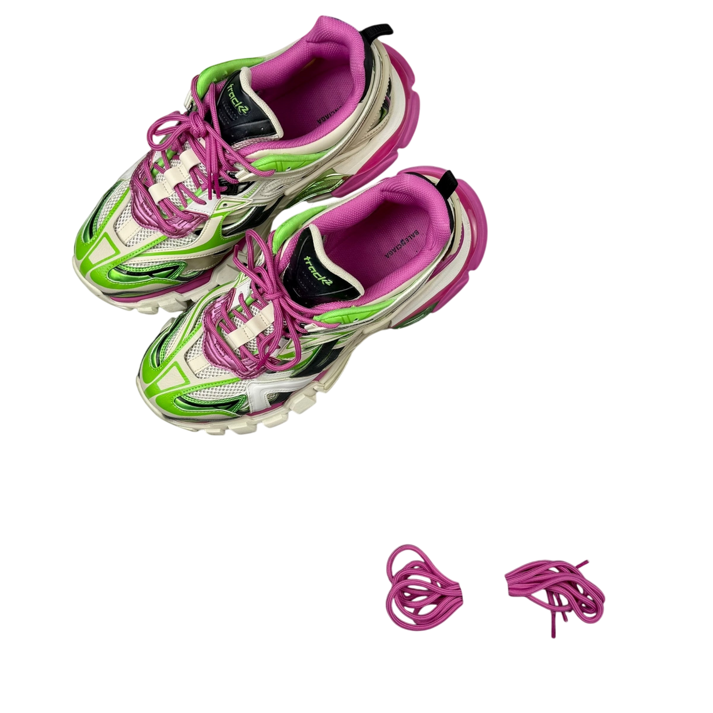 Balenciaga 2021 Track.2 Trainer Pink / Green (US11/UK10/EU44)