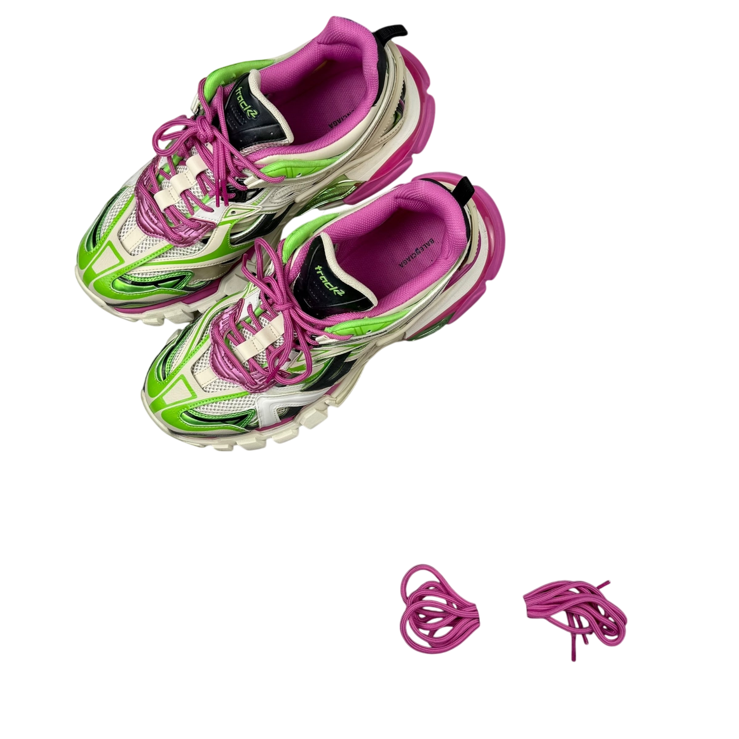 Balenciaga 2021 Track.2 Trainer Pink / Green (US11/UK10/EU44)
