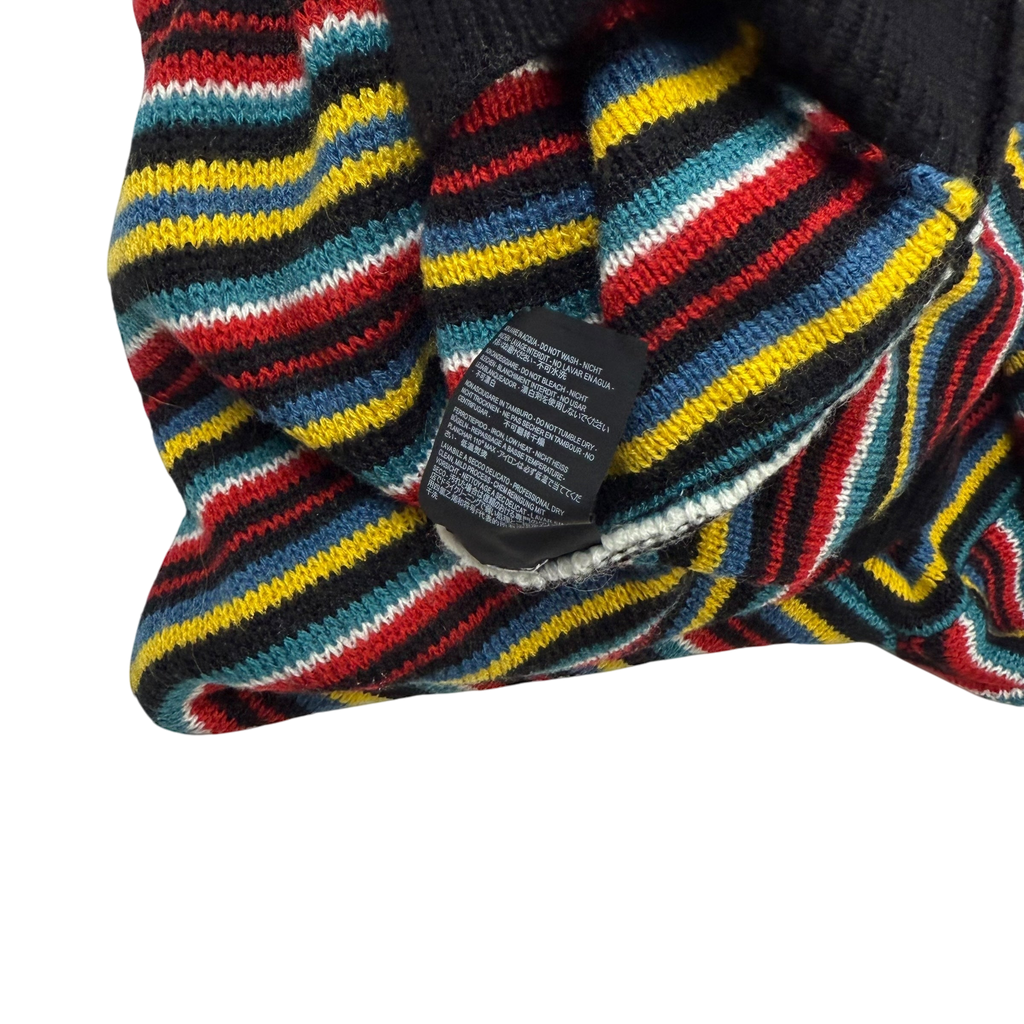 Balenciaga AW18 Oversized Distressed Striped Sweatshirt Multicolour (fits up to XL)