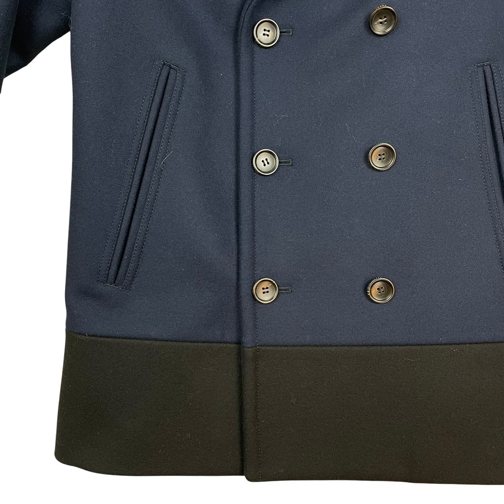 Gucci Colour Block Wool Coat (Size 46/S-M)