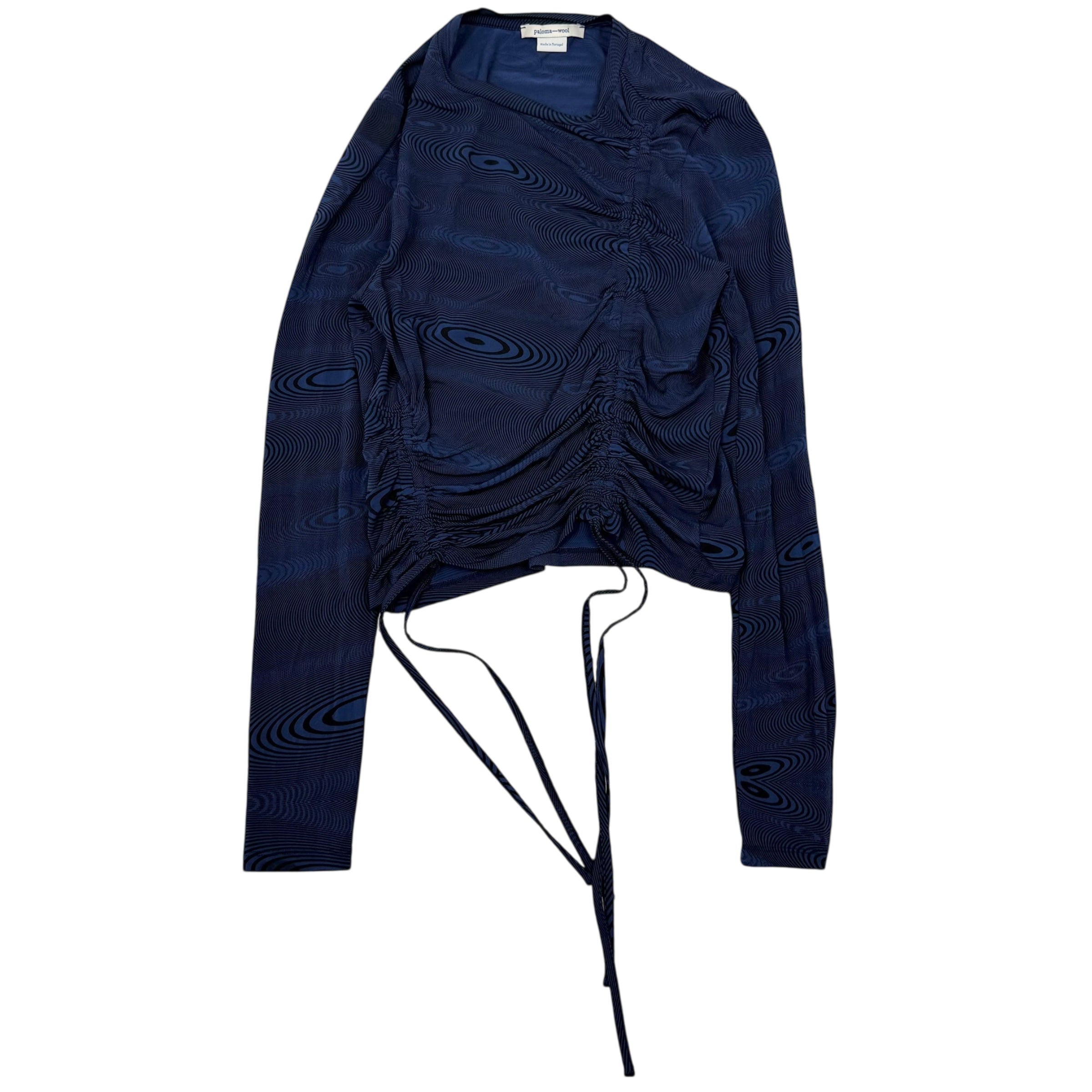 Paloma Wool Darwin Top Navy (Size S Womens)
