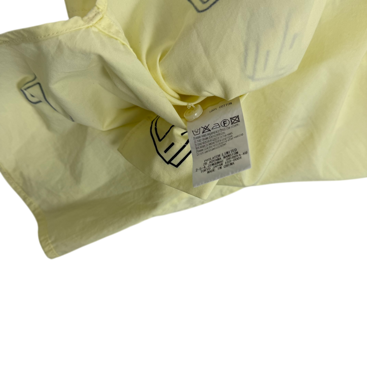 Cav Empt Graphic Block Shirt Yellow (Fits S-M)