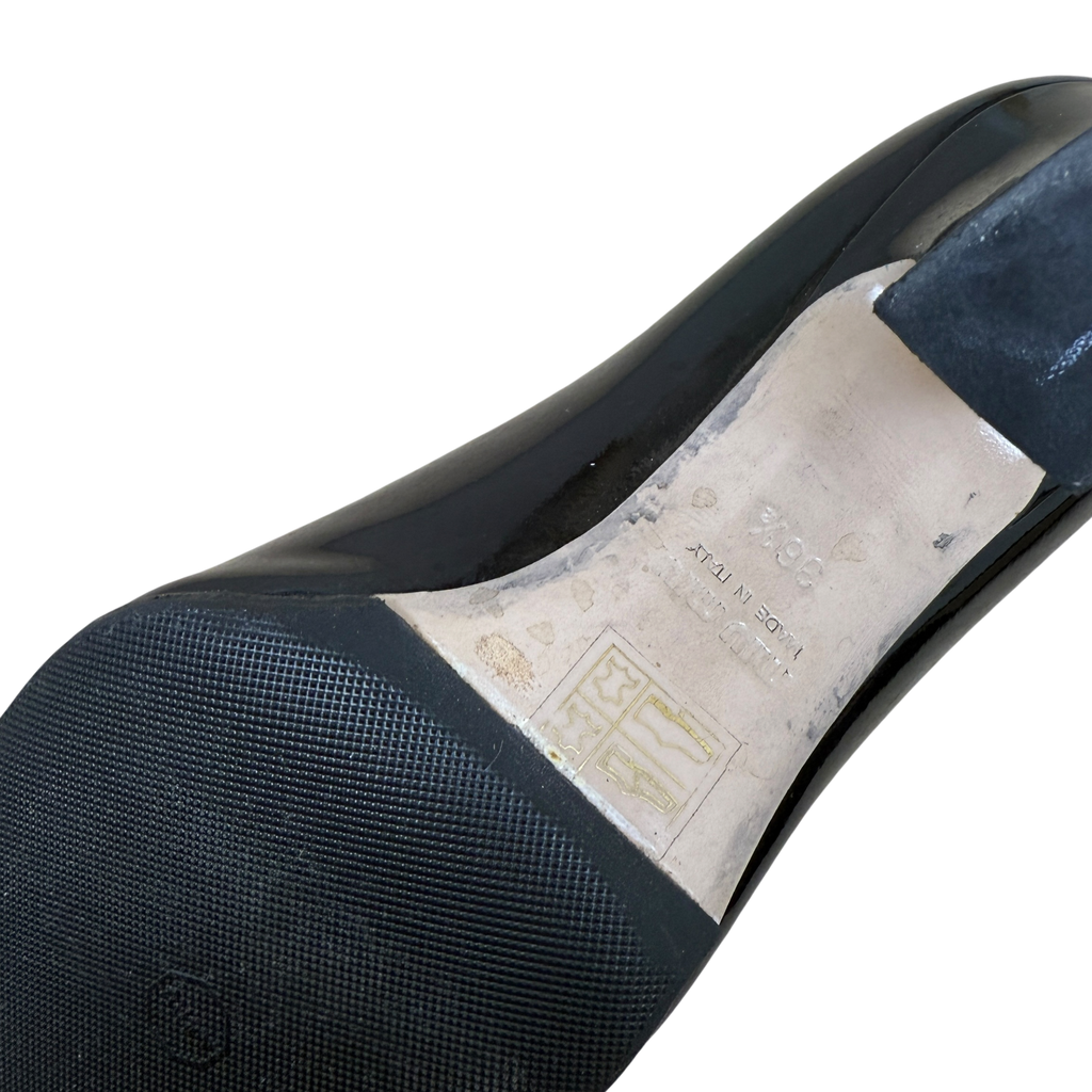 Miu Miu Patent Leather Bow Pumps Black (Size EU36.5)