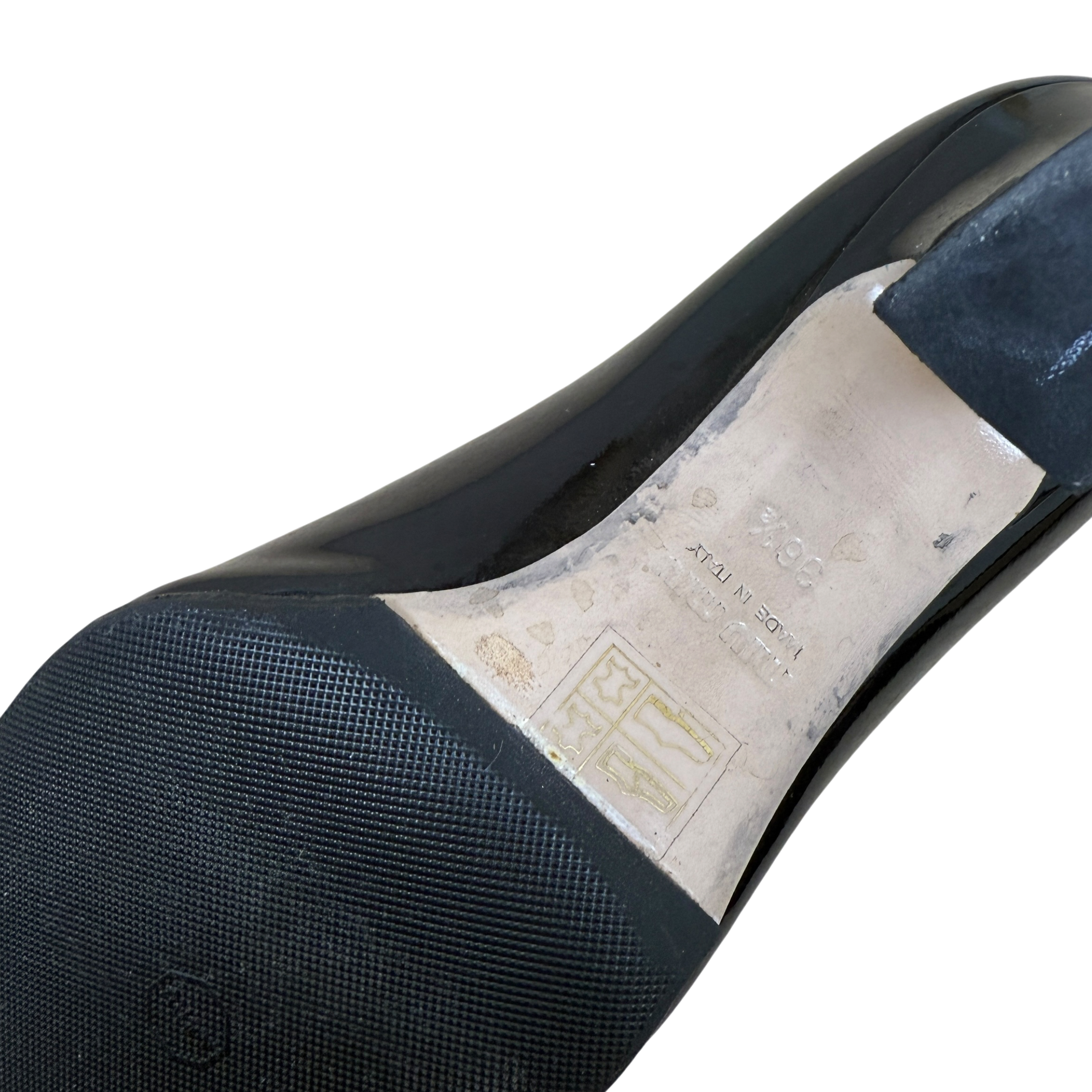 Miu Miu Patent Leather Bow Pumps Black (Size EU36.5)
