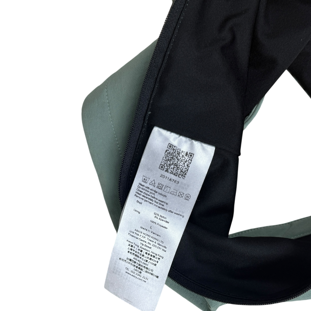 Kiko Kostadinov x ASICS SS19 Poncho Detachable Hooded Jacket Mint/Duck Egg (Size M)