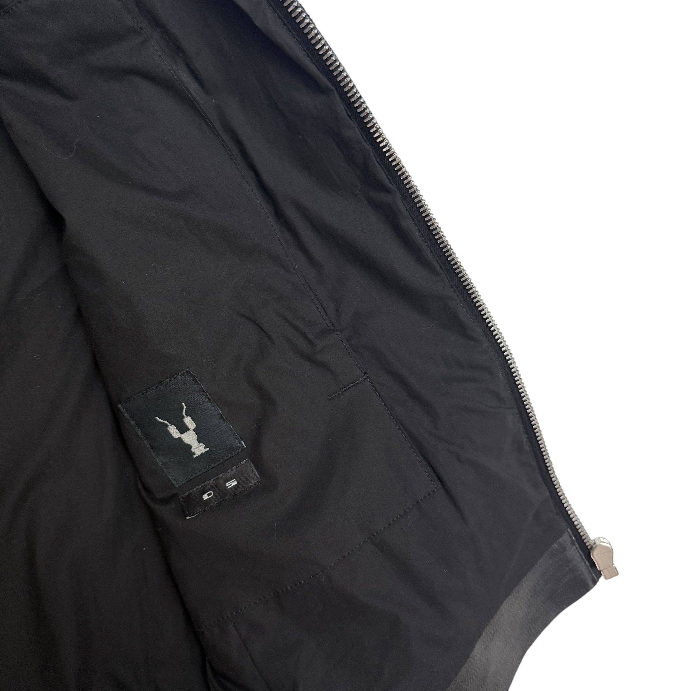 Rick Owens DRKSHDW SS17 Sample ‘Black Rubber’ Walrus Jacket (Fits S-M)