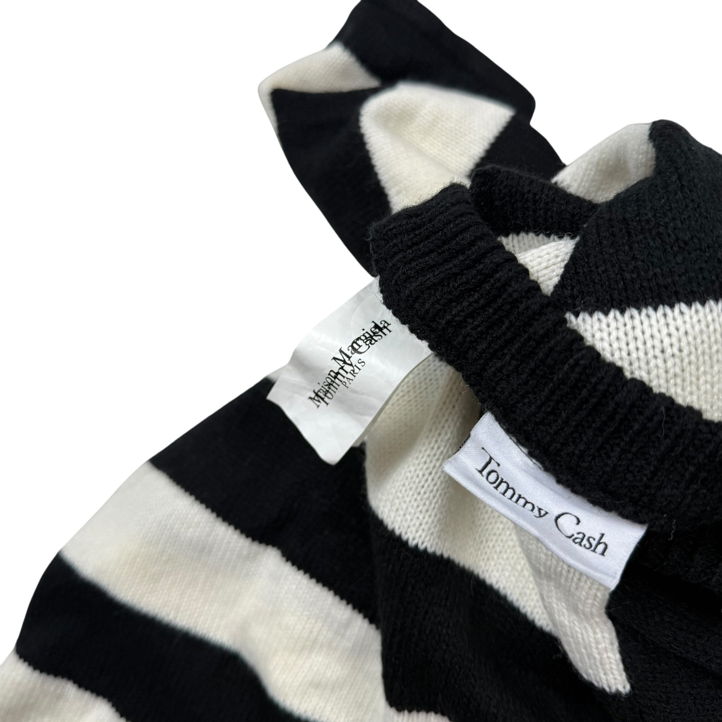 Maison Margiela x Tommy Cash Striped Sweatshirt Black / White (One Size)