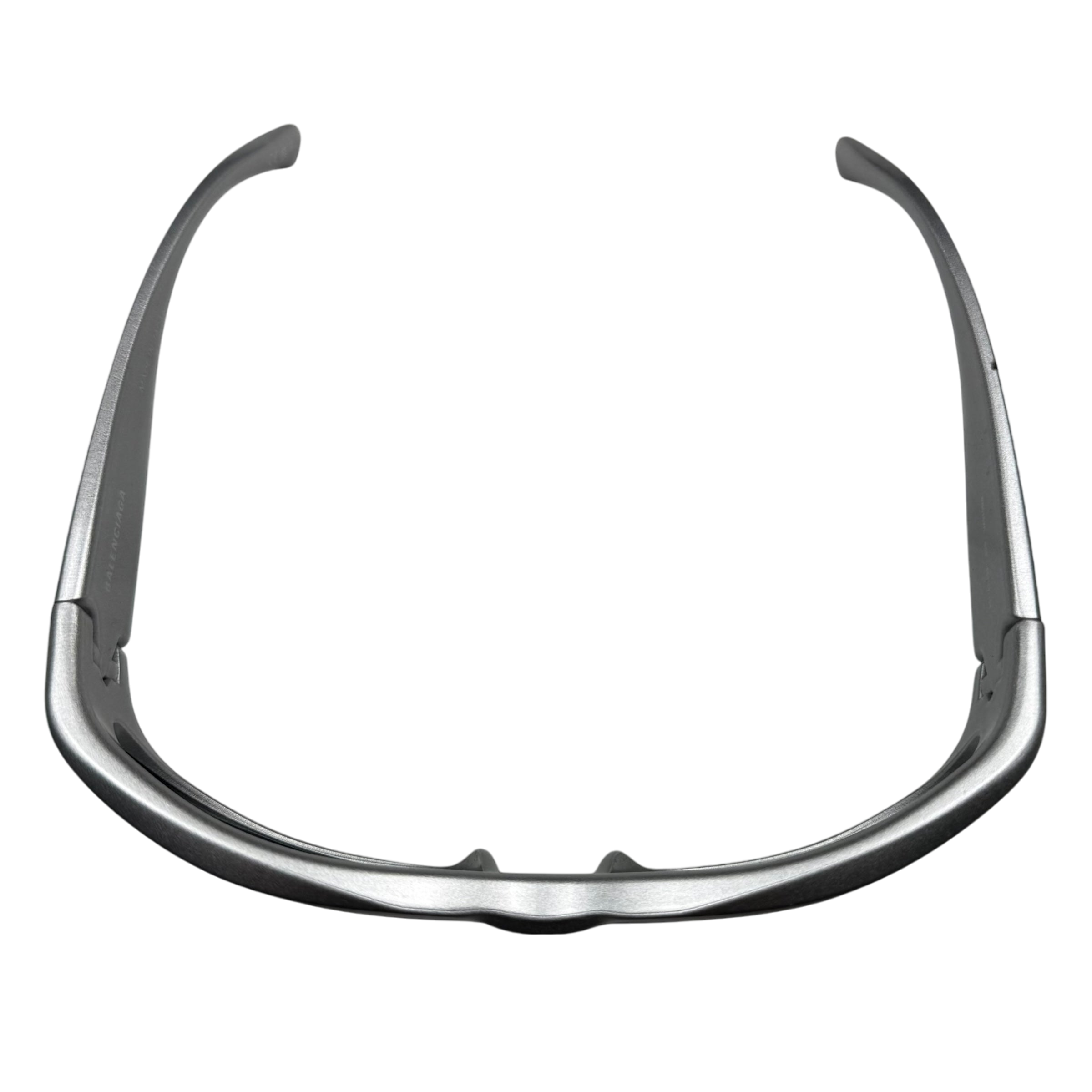 Balenciaga Swift Oval Sunglasses Silver