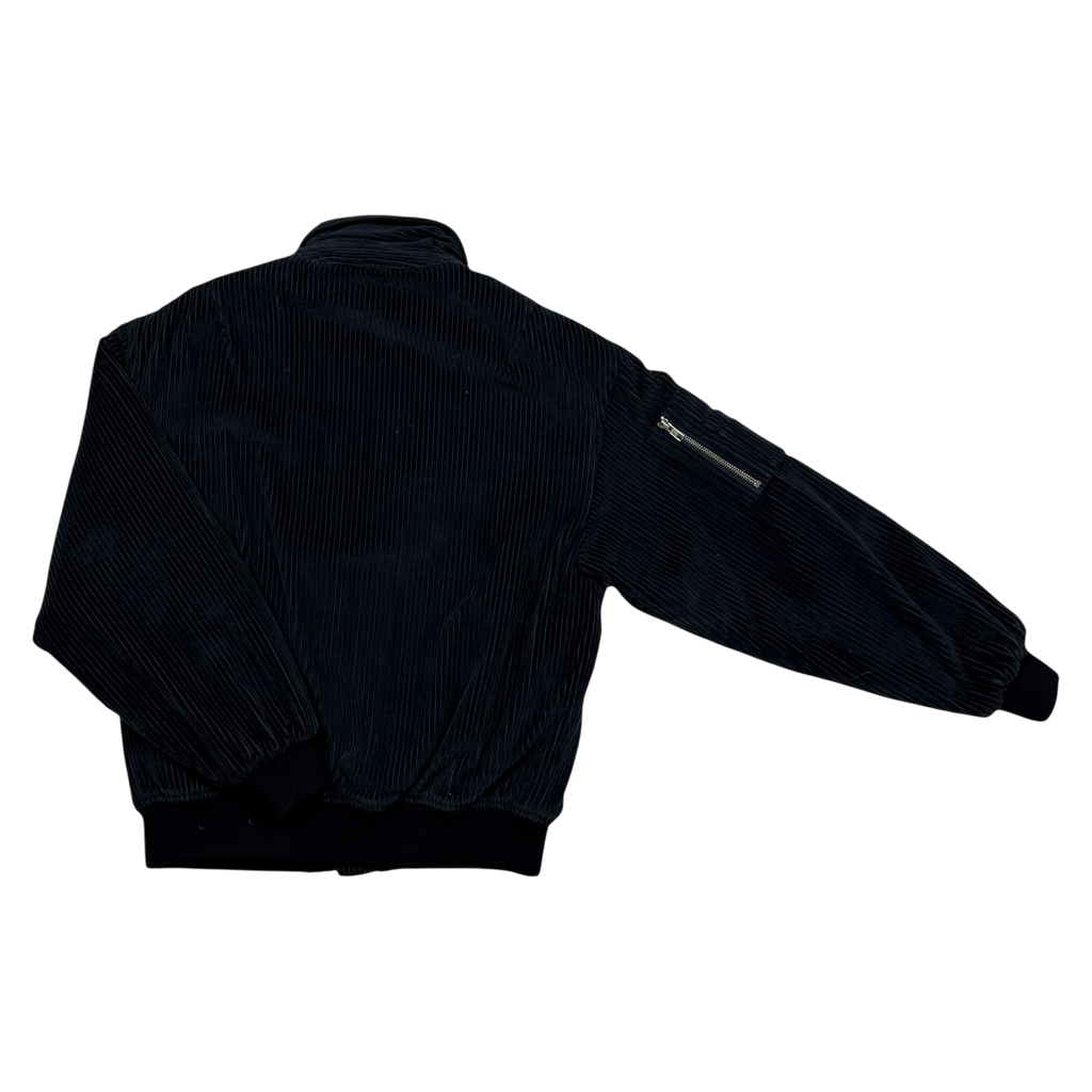 Noon Goons Rudeboy Oversized Corduroy Bomber Jacket Navy (Fits S–M)