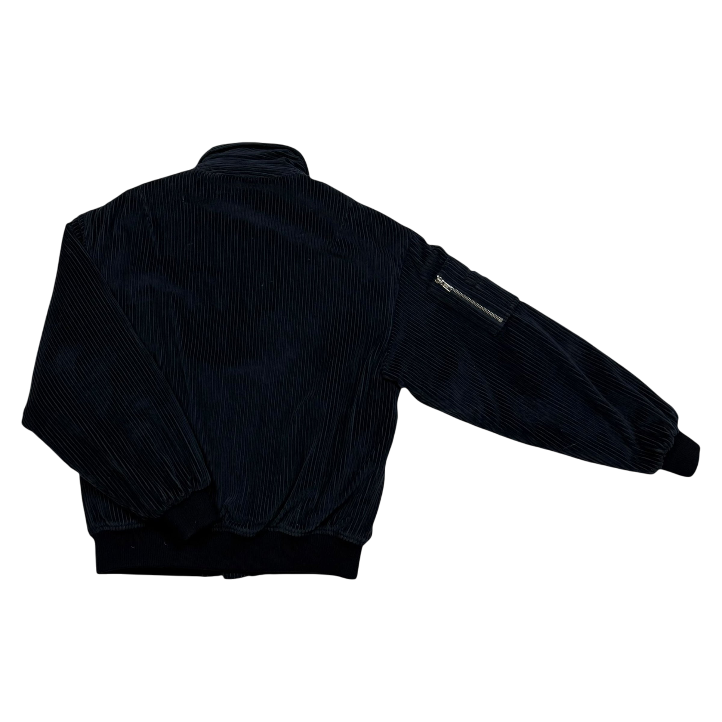 Noon Goons Rudeboy Oversized Corduroy Bomber Jacket Navy (Fits S–M)