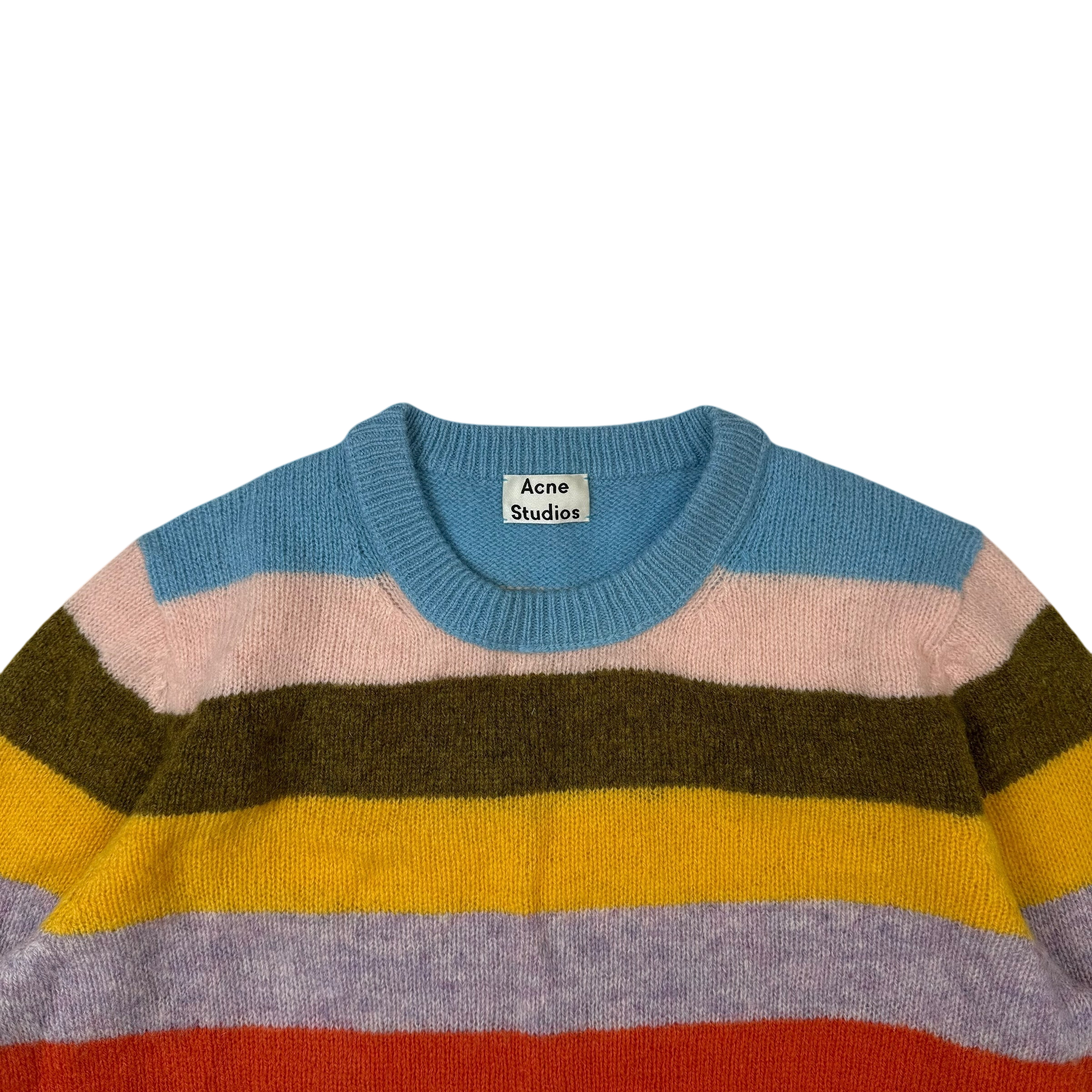 Acne Studios Kai Block Striped Sweatshirt (Fits M-L)