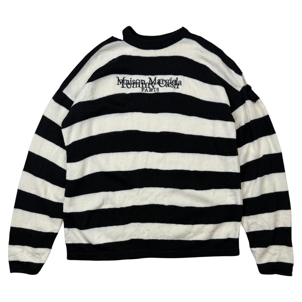 Maison Margiela x Tommy Cash Striped Sweatshirt Black / White (One Size)