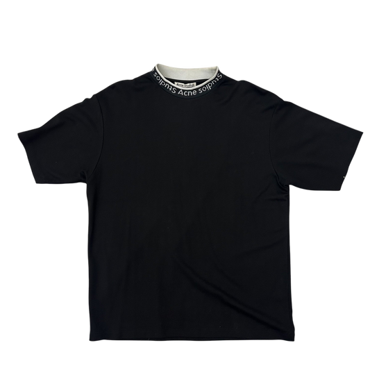 Acne Studios Jacquard Logo T-Shirt Black (Fits L)
