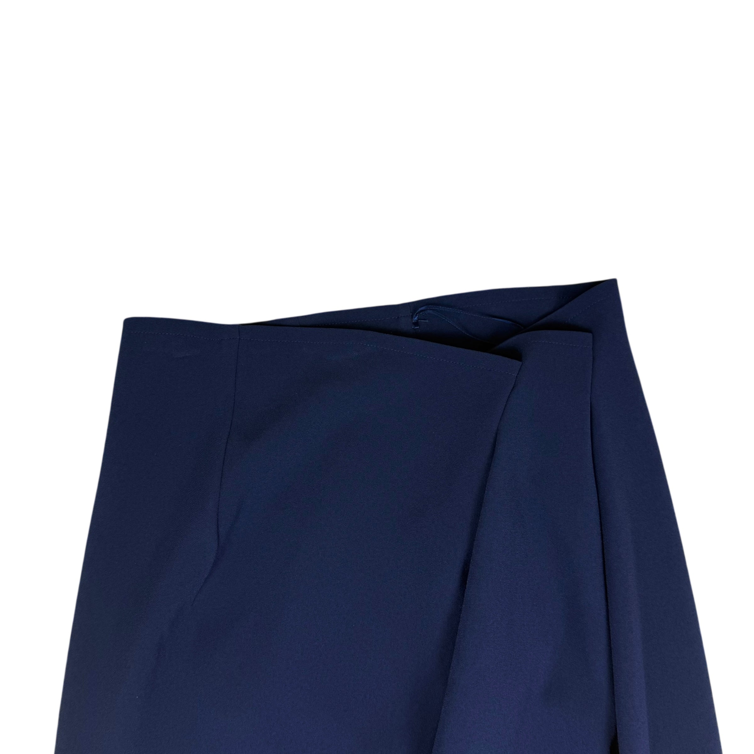 Jil Sander Asymmetric Cutout Skirt Navy (Fits S womens)
