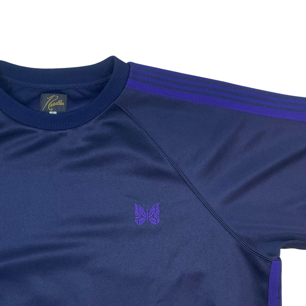 Needles Poly Smooth Crewneck Sweatshirt Purple (Size L)