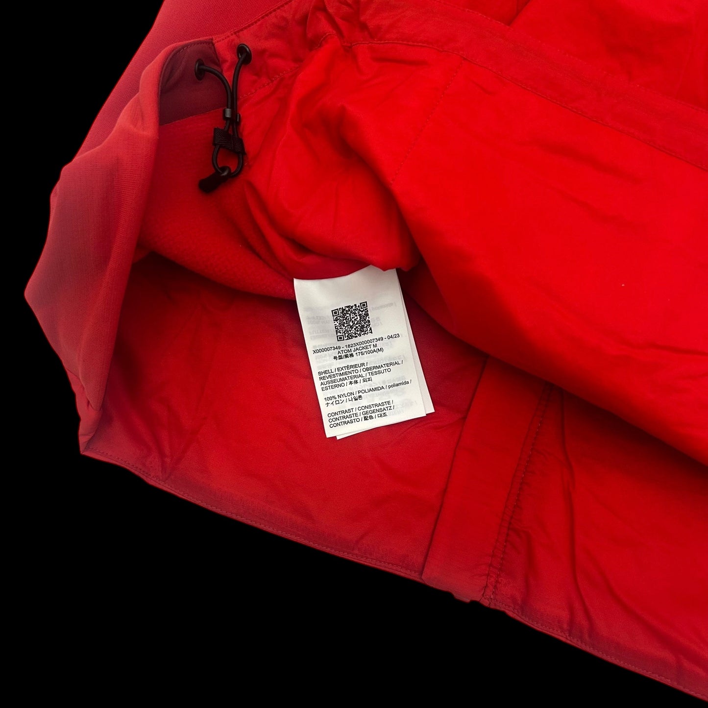 Arc'teryx Atom Jacket in Heritage/Red (Size M)