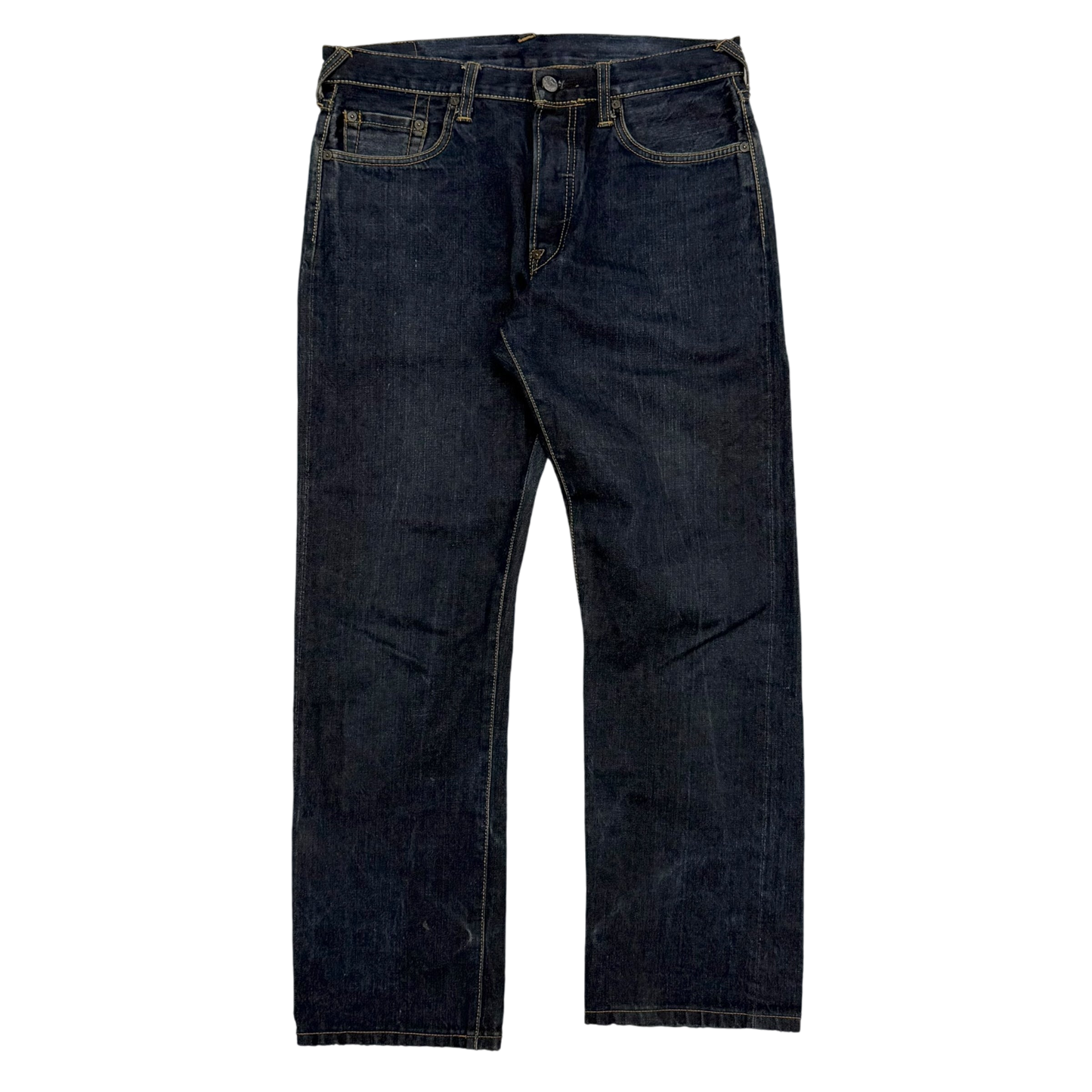 Evisu White Seagull Print Jeans (Size 32")