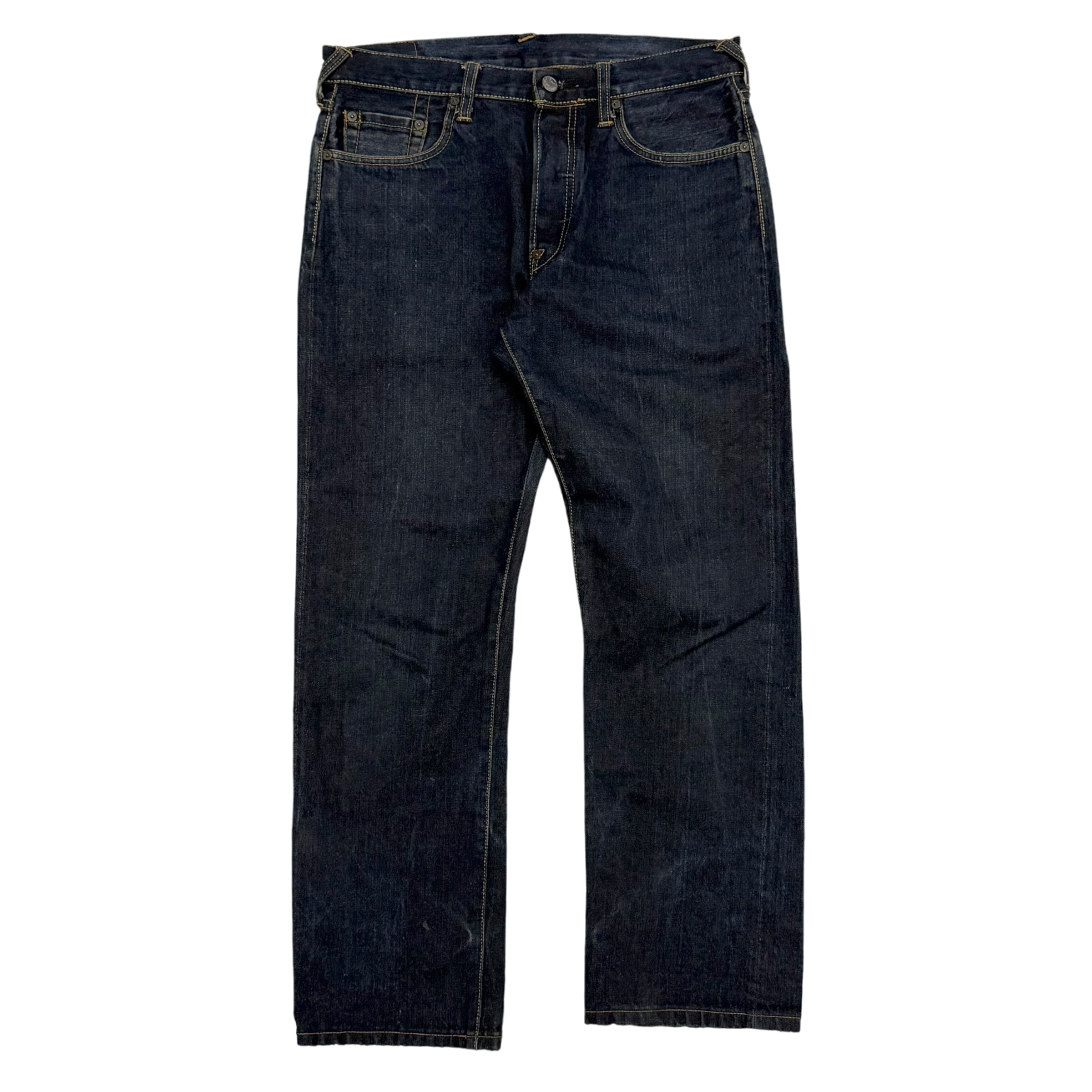 Evisu White Seagull Print Jeans (Size 32")