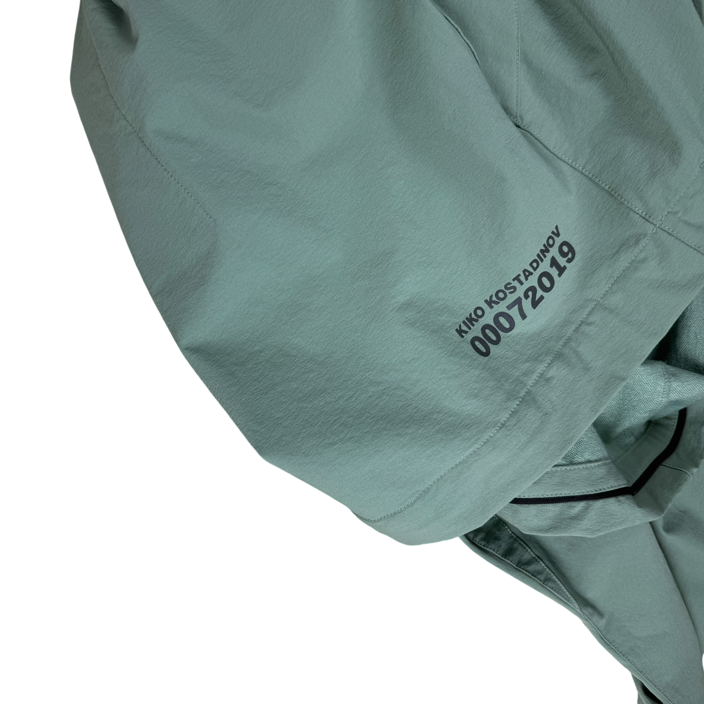 Kiko Kostadinov x ASICS SS19 Poncho Detachable Hooded Jacket Mint/Duck Egg (Size M)