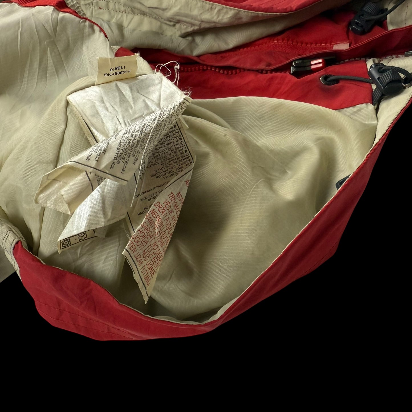 Nike ACG 00s Heavy Panelled Jacket Red/White/Grey (Fits L-XL)