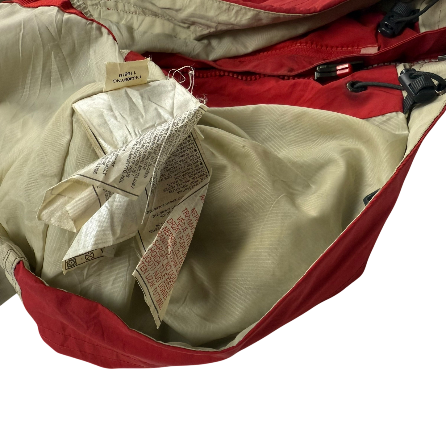 Nike ACG 00s Heavy Panelled Jacket Red/White/Grey (Fits L-XL)