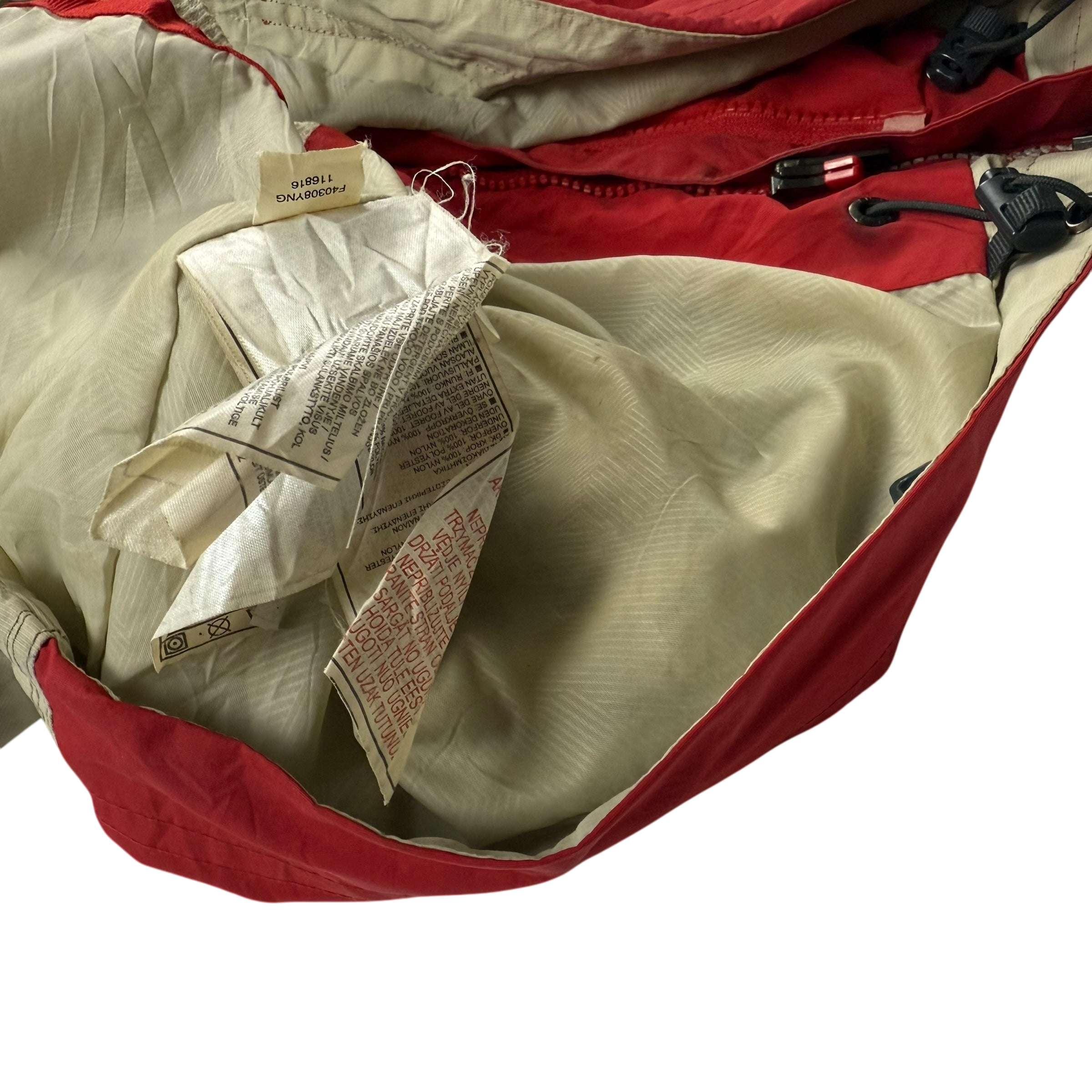 Nike ACG 00s Heavy Panelled Jacket Red/White/Grey (Fits L-XL)