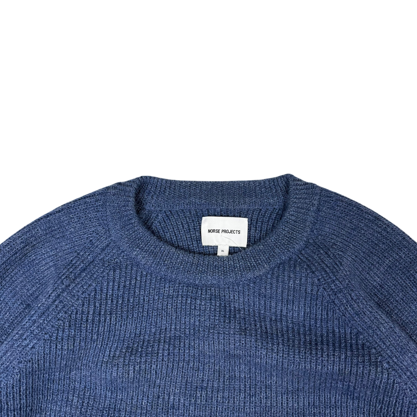 Norse Projects Roald Cotton Wool Sweatshirt Calcite Blue (Size XL)