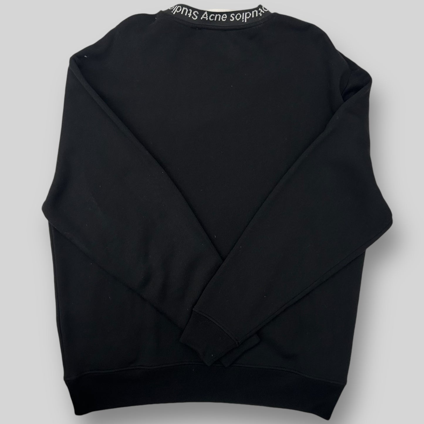 Acne Studios Jacquard Logo Sweater Black (Fits L-XL)