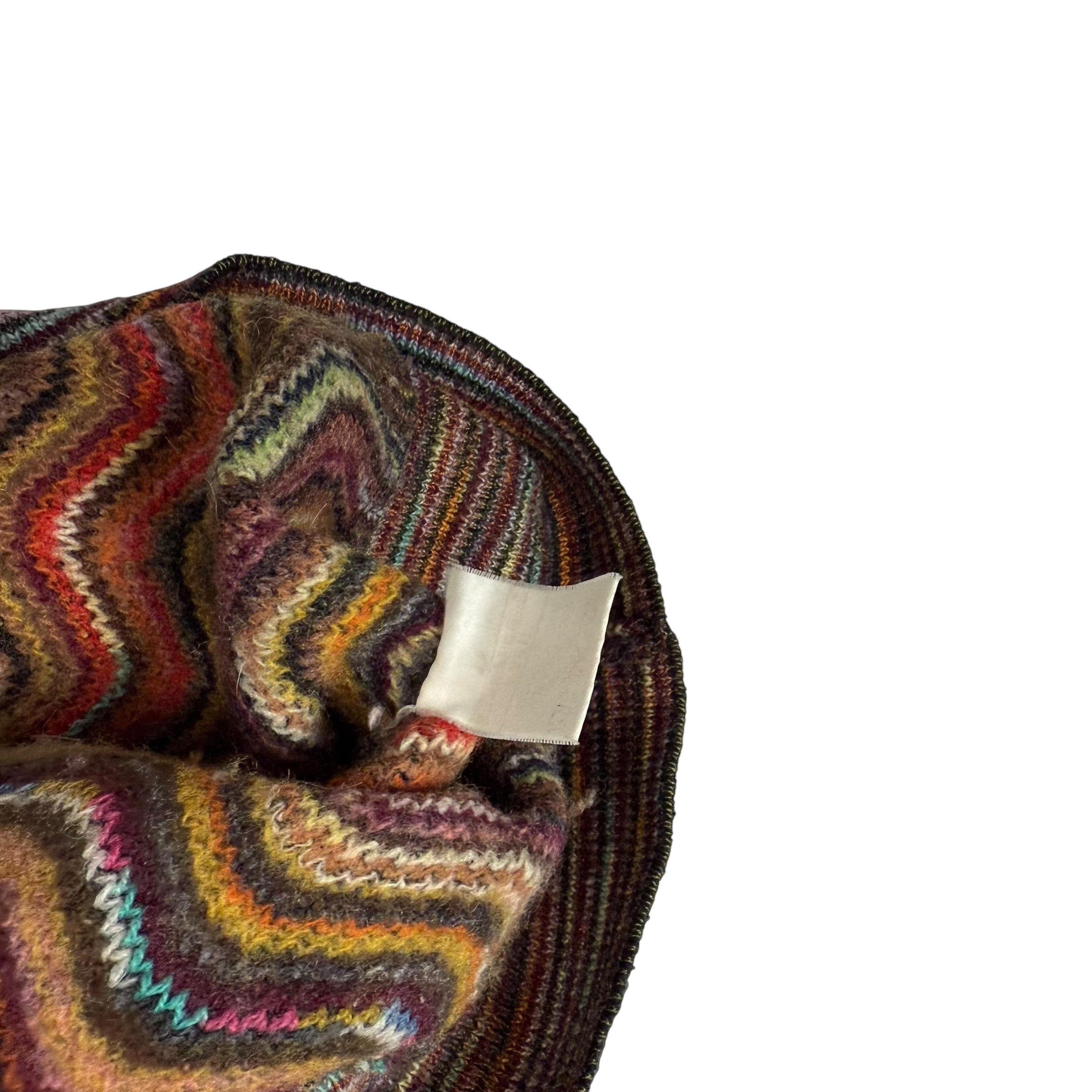 Missoni Vintage Polo Wool Knit Sweatshirt Multicolour (Size L)