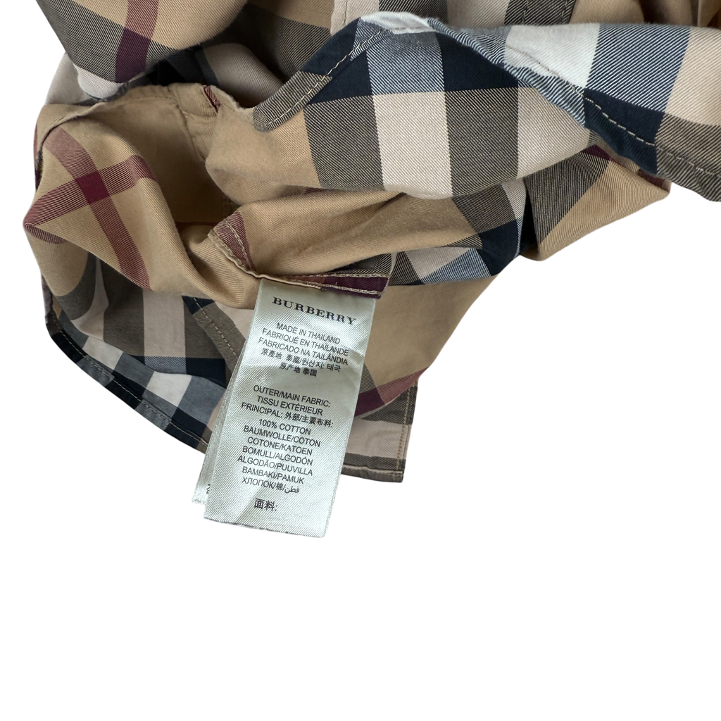 Burberry Nova Check Button-Up Shirt (Size XL)