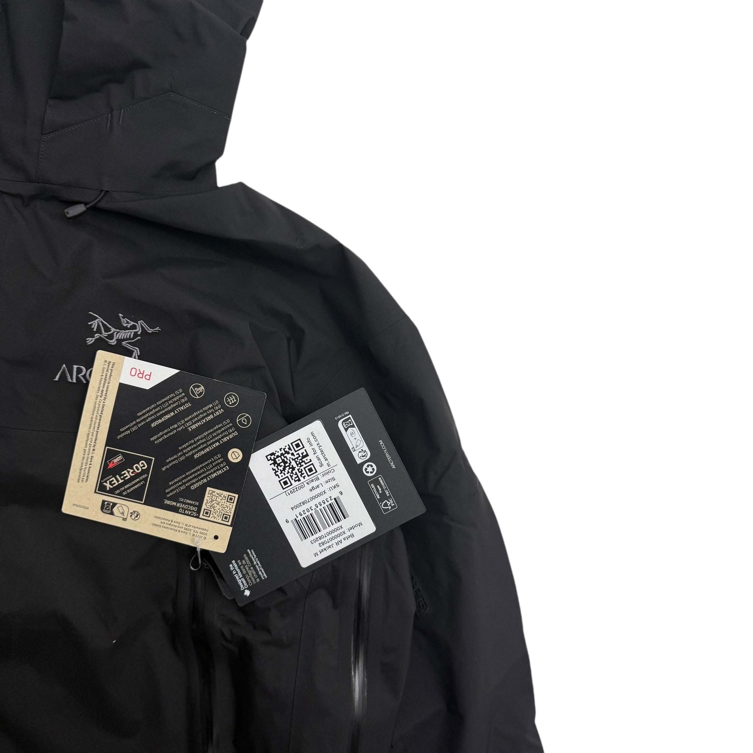 Arc'teryx Beta AR Gore-Tex Pro Jacket Black (Size L)