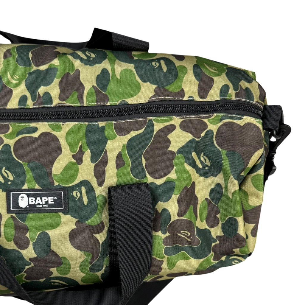 BAPE (A Bathing Ape) ABC Camo Duffle Bag
