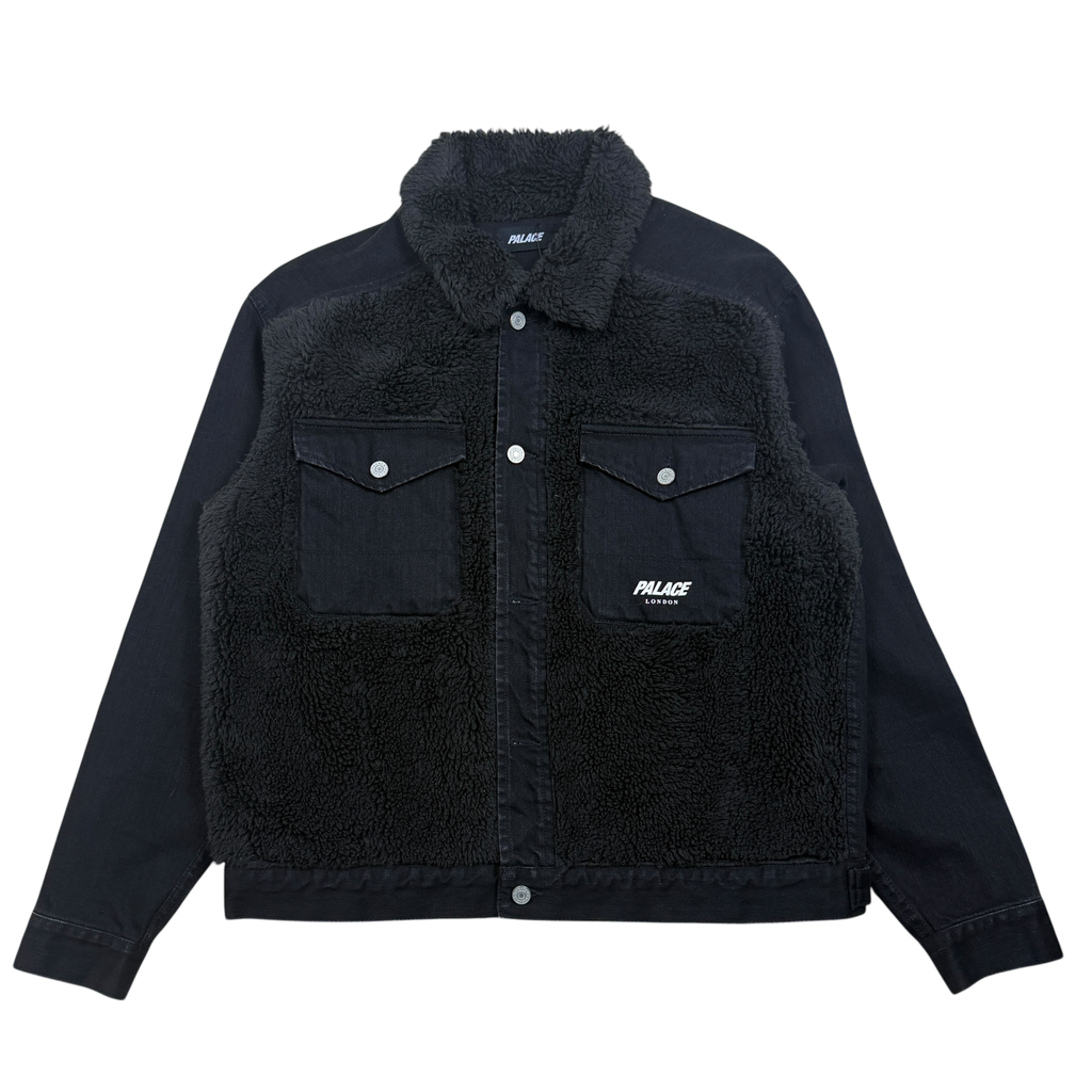 Palace Grizzly Denim Jacket Black (Size L)