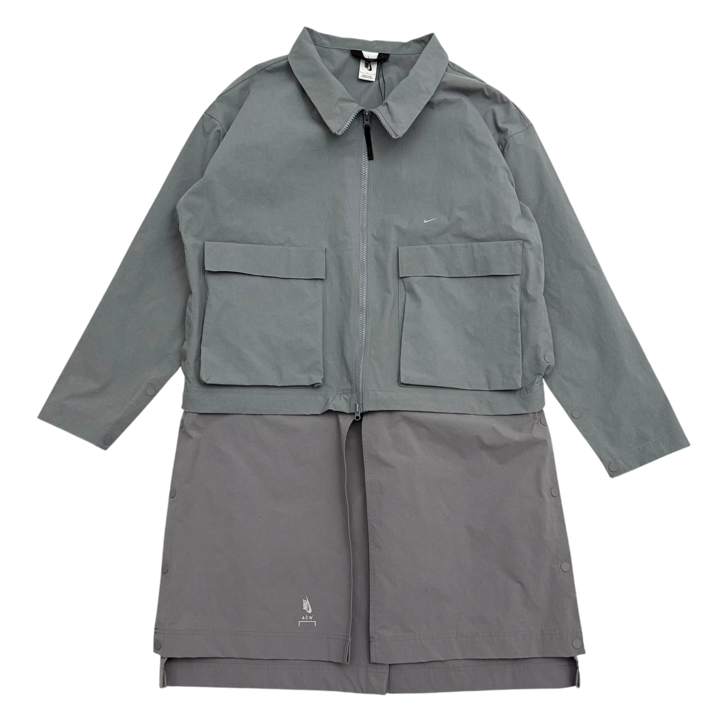 Nike Samuel Ross x A-COLD-WALL* (ACW) Dual Component Overcoat Grey (Fits L-XL)