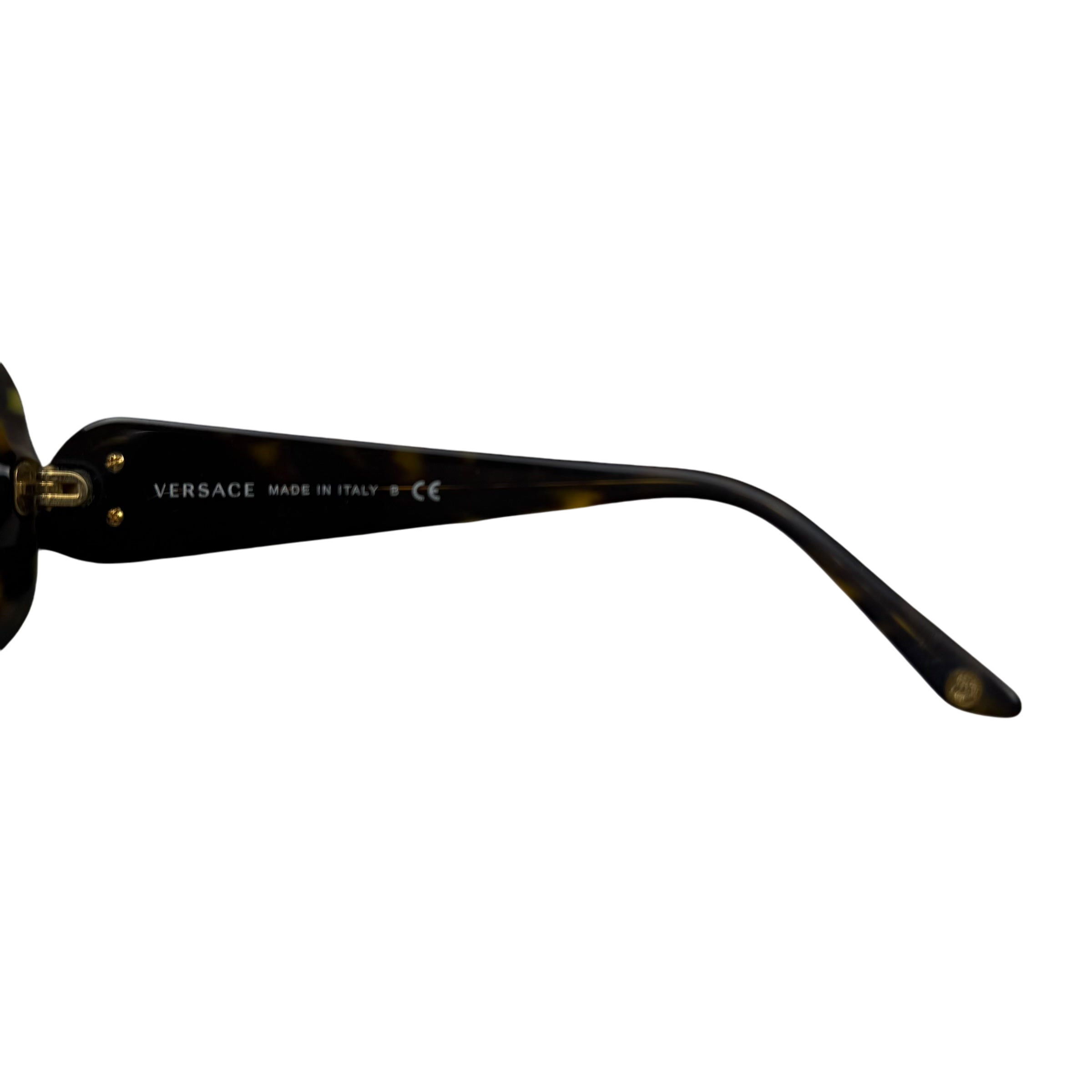 Versace Medusa Logo Sunglasses Tortoiseshell