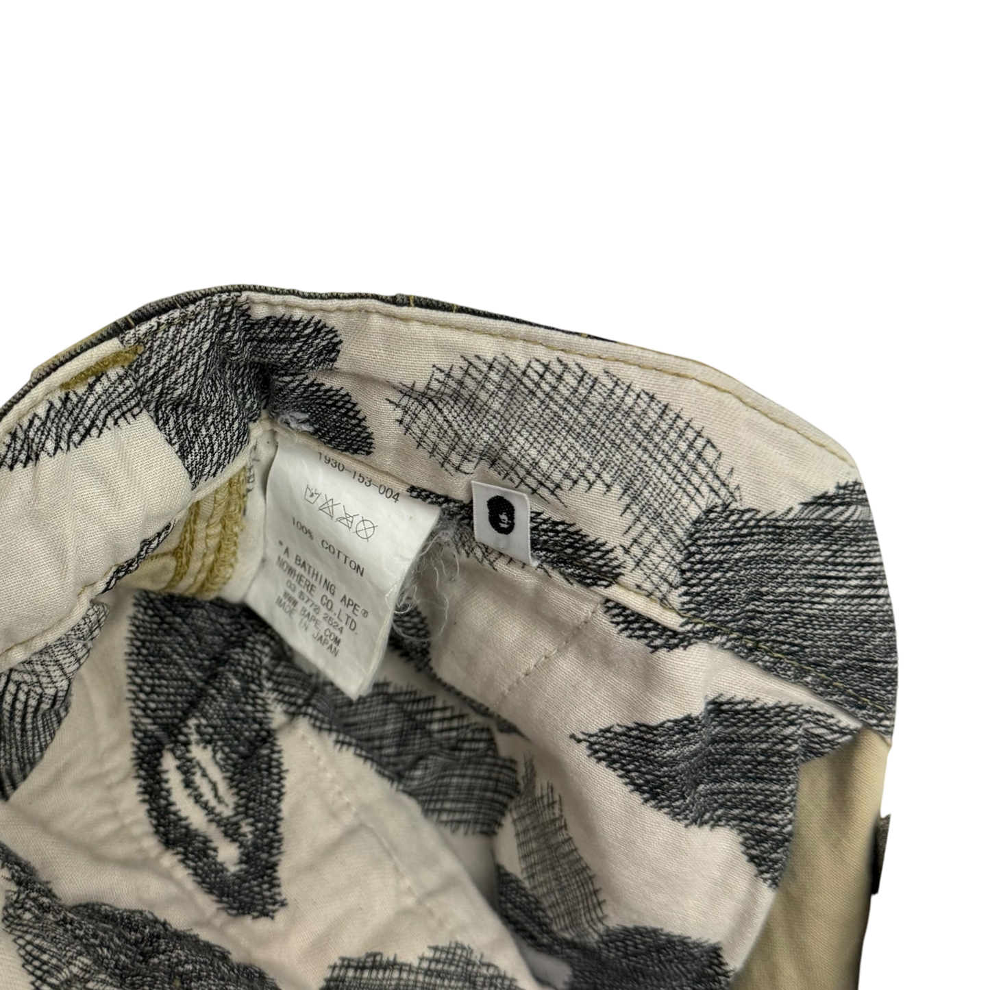 Bape (A Bathing Ape) Camo Patchwork Shorts (Size M)