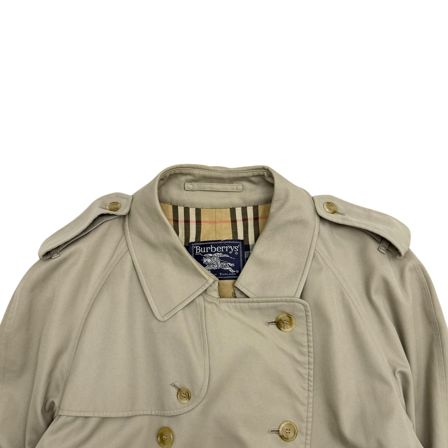 Burberry Vintage Trench Coat Beige (Fits L-XL)