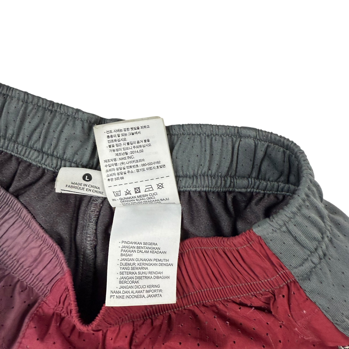 Nike x Undercover Gyakusou SS13 Running Shorts Red/Grey (Fits M)