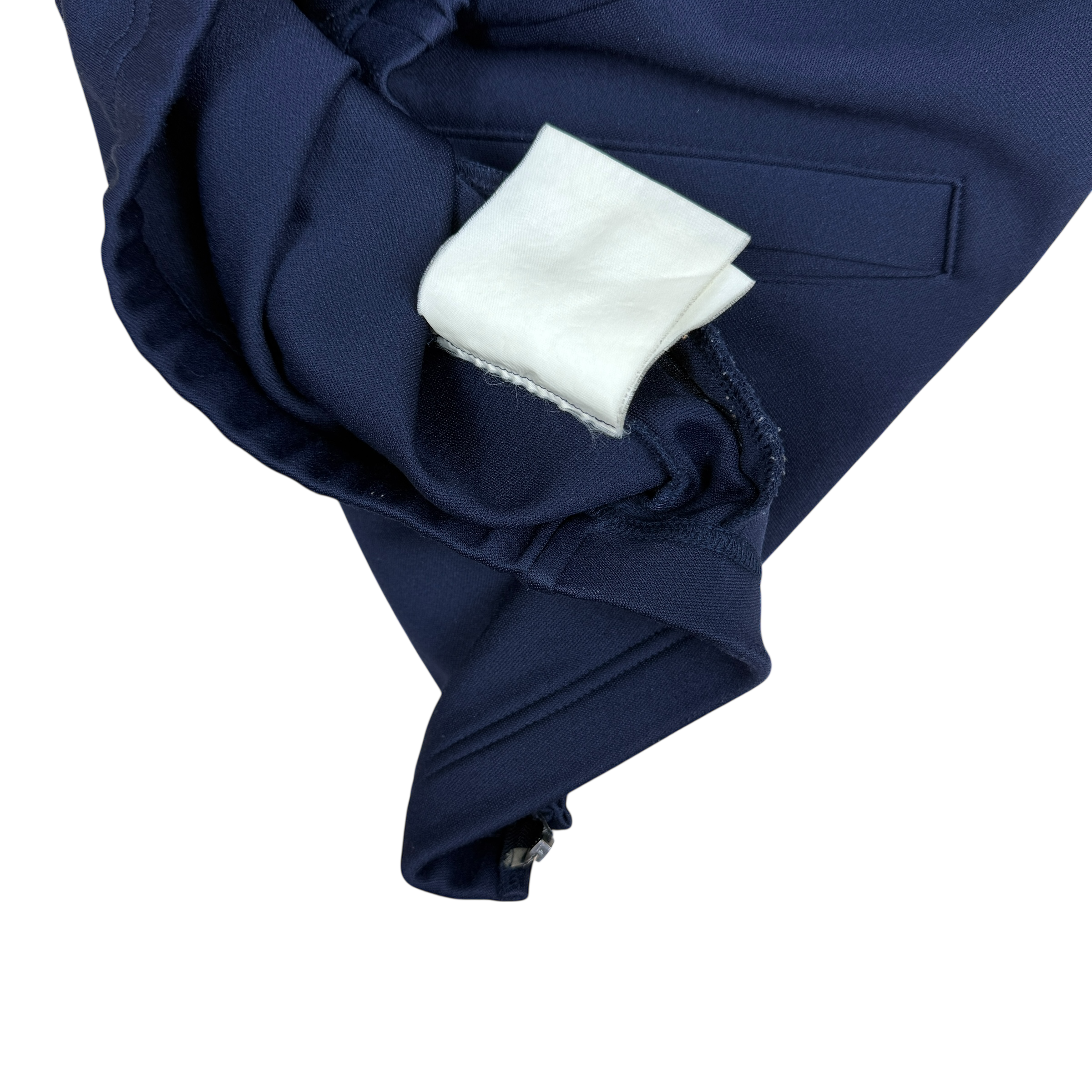 Comme Des Garçons Homme Plus 2004 ‘Permission Stop’ Track Jacket Navy/Cream (Fits S-M)